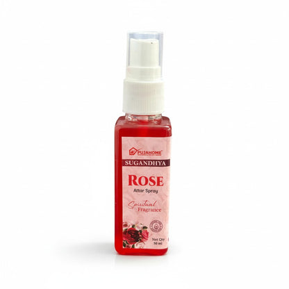 Pujahome Rose Spray 50ml | Perfume Spray for Pooja Purpose(Pack of 2)