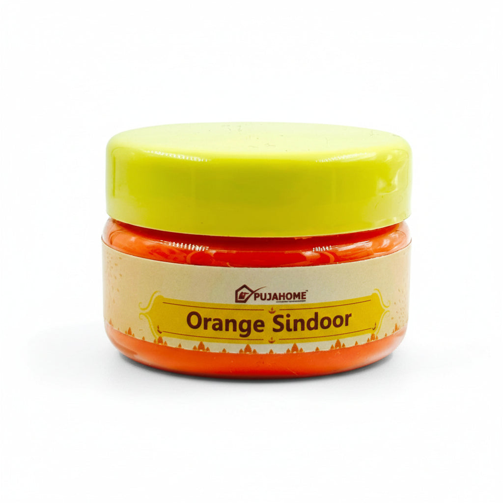पूजाहोम मूल प्रीमियम गुणवत्ता हनुमान जी सिंदूर | 100% शुद्ध नारंगी सिंदूर (100 ग्राम)