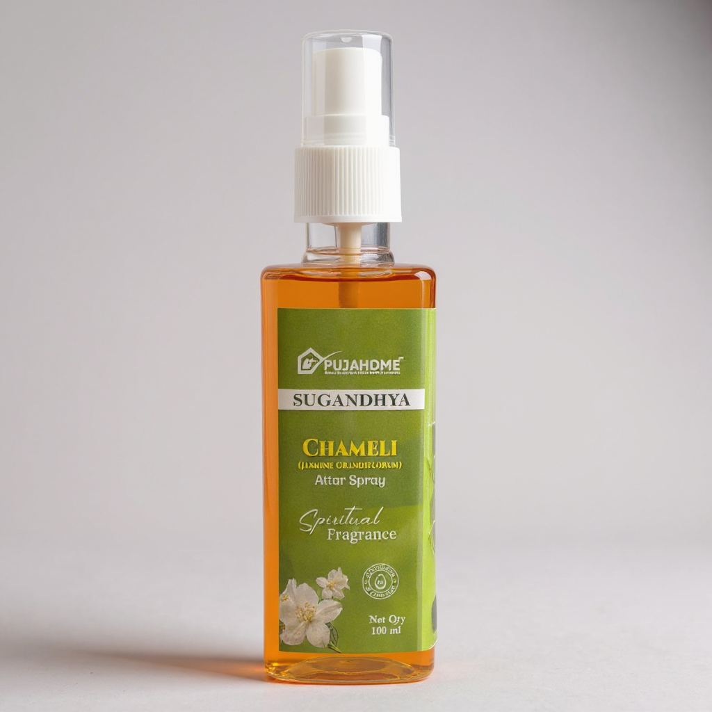 Pujahome Chameli Spray 100ml | Perfume Spray for Pooja Purpose(Pack of 1)