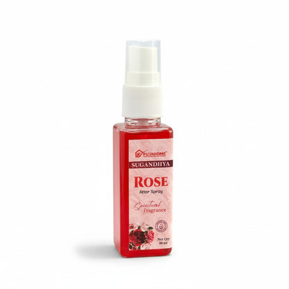 Pujahome Rose Spray 50ml | Perfume Spray for Pooja Purpose(Pack of 2)