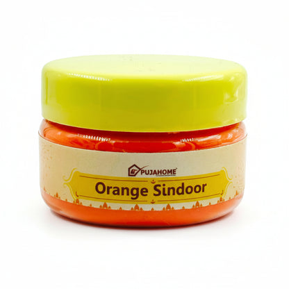 पूजाहोम मूल प्रीमियम गुणवत्ता हनुमान जी सिंदूर | 100% शुद्ध नारंगी सिंदूर (100 ग्राम)