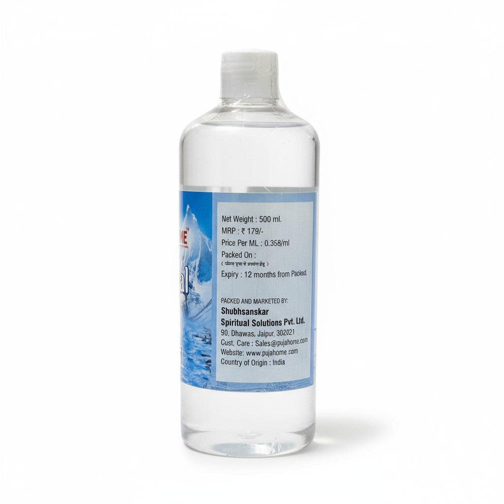 Pujahome Pure Gangajal – Sourced from Rishikesh | 100% Original Ganga Jal for Puja & Rituals (500 ml X 2)