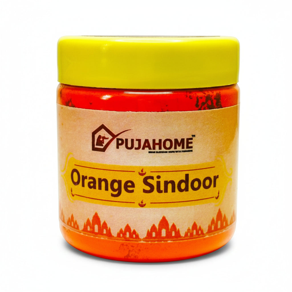 पूजाहोम मूल प्रीमियम गुणवत्ता हनुमान जी सिंदूर | 100% शुद्ध नारंगी सिंदूर (250 ग्राम)