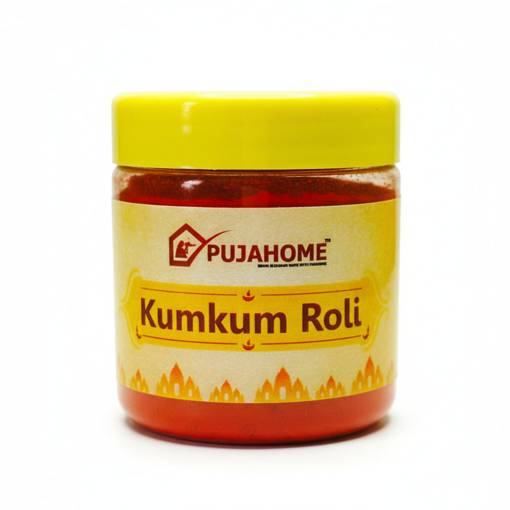 Pujahome Pure Haldi Kumkum Powder - Natural & Pure kumkum (50g)