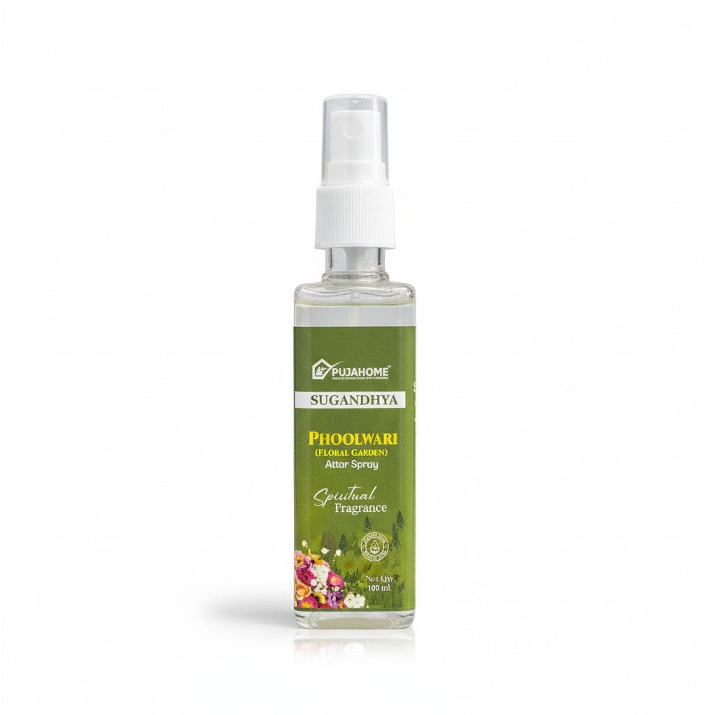 Pujahome Phoolwari Spray 50ml | Perfume Spray for Pooja Purpose(Pack of 2)