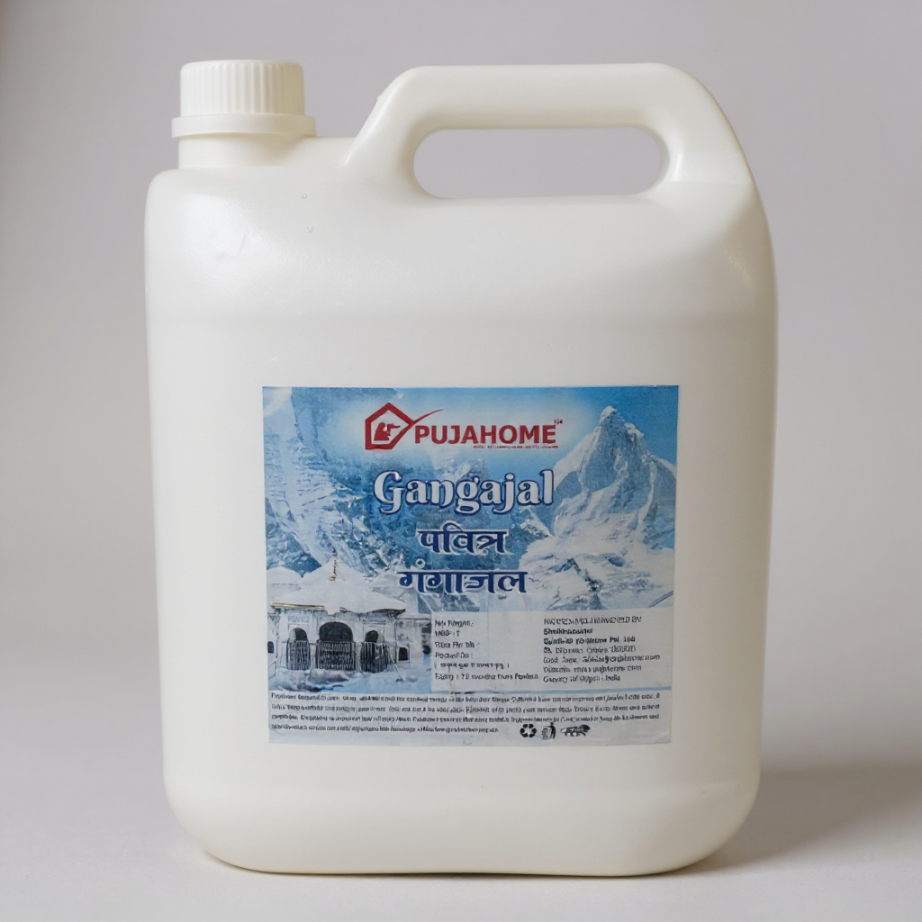 पूजा के लिए पूजाहोम गंगोत्री गंगा जल बोतल - 500 मिलीलीटर