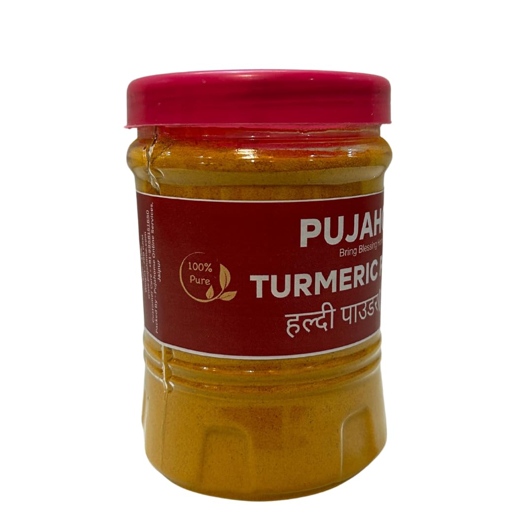Pujahome Haldi Powder for Puja |100% Pure Haldi for All Pooja (500 Grams)