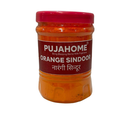 Pujahome Original Hanuman Ji Sindoor | Orange Sindoor |100% Pure Hanuman Ji Pooja Sindoor (200 Grams)