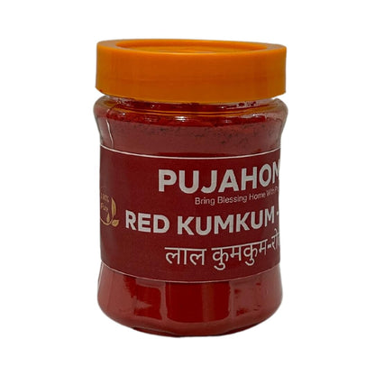 Pujahome Roli Pure Haldi Kumkum - Original Puja Roli | Natural & Pure kumkum for Pooja (400gram)