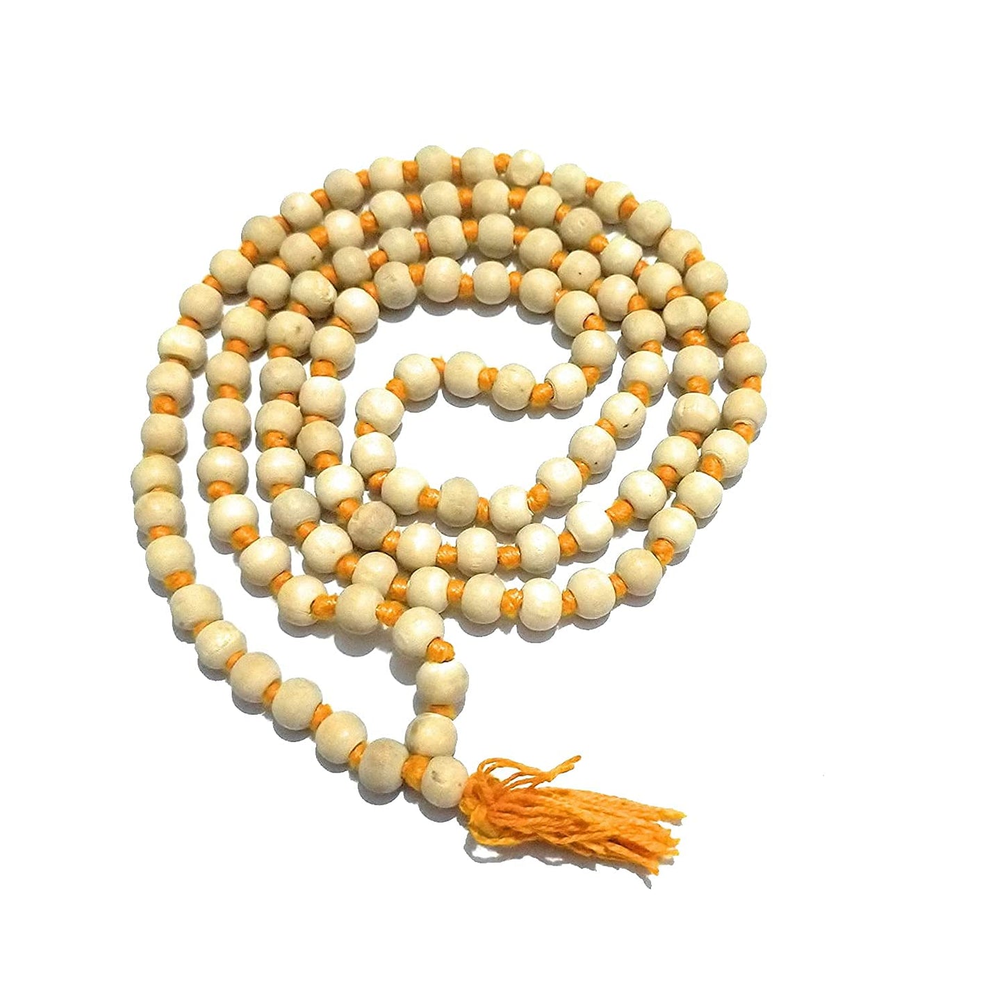 Pujahome Tulsi Japa Mala 108+1(8mm) Beads Pure Tulsi Jap Mala for Mantra Jaap with Goumukhi Jaap Bag (Combo Pack 2)