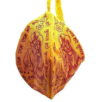 पूजाहोम तुलसी जप माला 108+1(8मिमी) मोती शुद्ध तुलसी जप माला मंत्र जाप के लिए गौमुखी जाप बैग के साथ (कॉम्बो पैक 2)